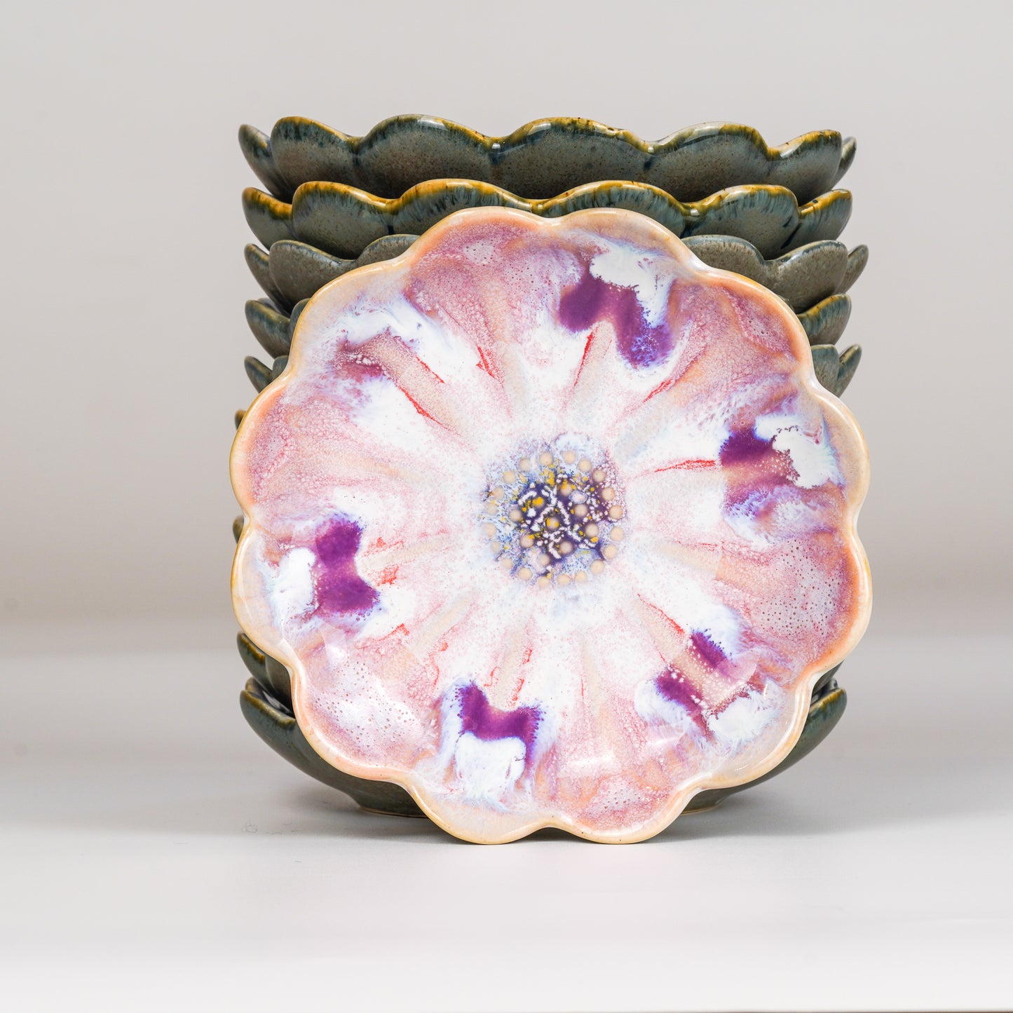 Flower trinket dish